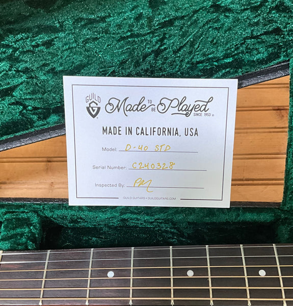 Guild D-40 Acoustic Guitar - Pacific Sunset Burst