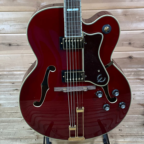 Epiphone Broadway Electric Guitar - Wine Red - Huber Breese