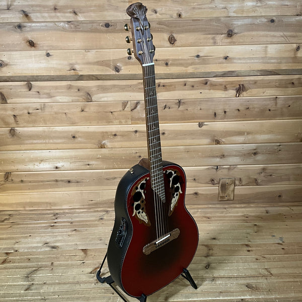 Ovation Adamas 1687 GT E-Acoustic Guitar - Reverse Red Burst
