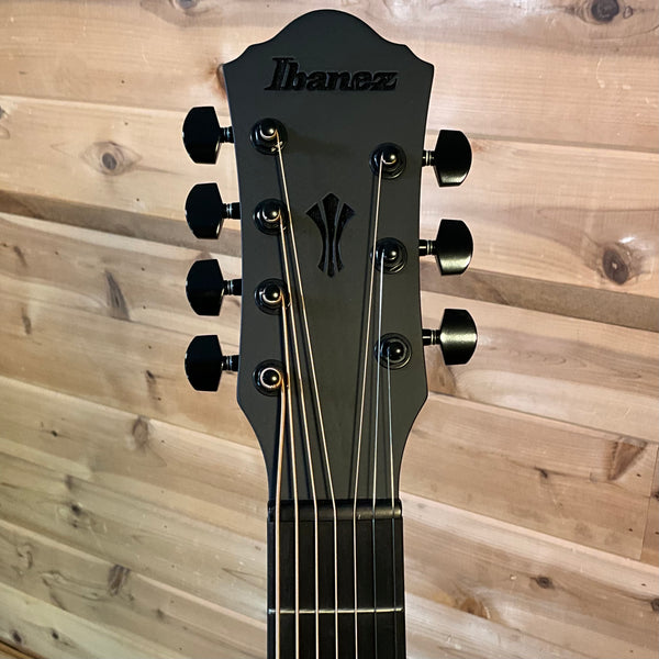 Ibanez AEG721 7-String Acoustic Guitar - Black Out