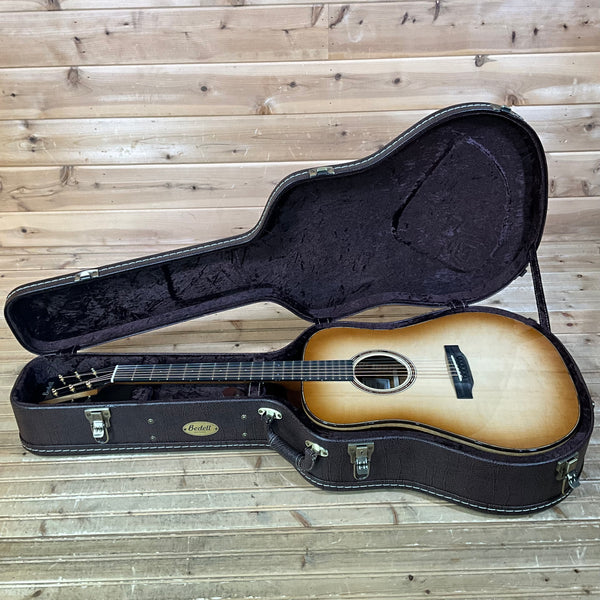 Bedell RE-D-AD/CO Revolution Dreadnought Acoustic Guitar - Tanned Leather Burst
