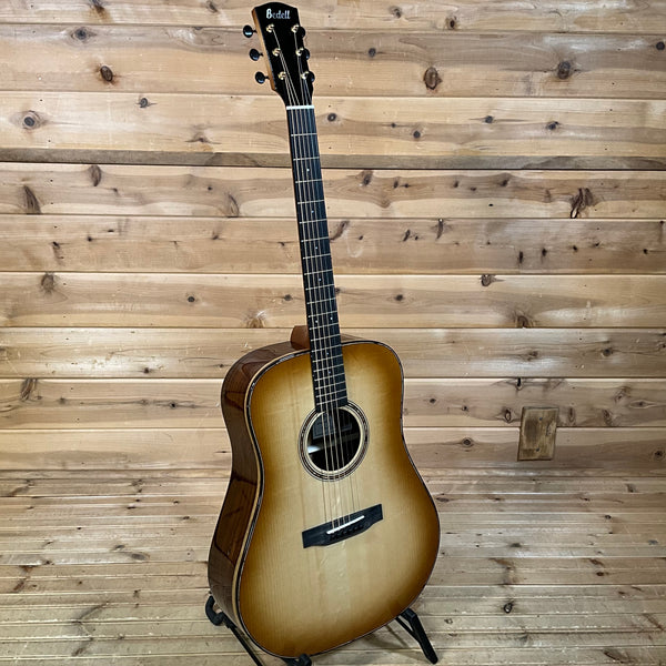 Bedell RE-D-AD/CO Revolution Dreadnought Acoustic Guitar - Tanned Leather Burst