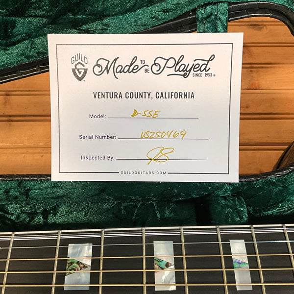 Guild D-55E Acoustic Guitar - Natural