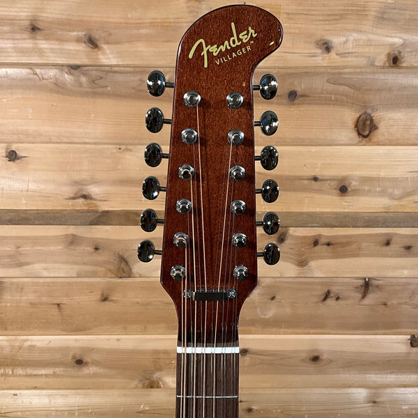 Fender Villager 12-String Acoustic Guitar - Aged Natural - Huber Breese  Music