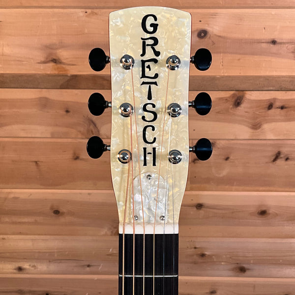 Gretsch G9201 Honey Dipper Round-Neck Brass Body Resonator Guitar - Shed Roof Finish