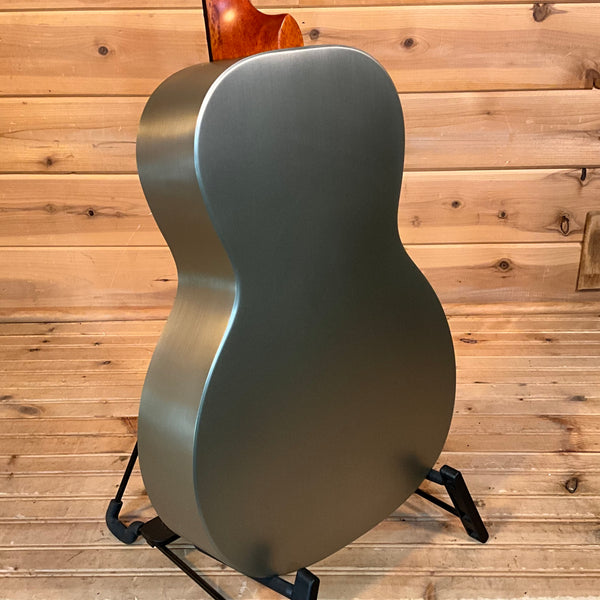 Gretsch G9201 Honey Dipper Round-Neck Brass Body Resonator Guitar - Shed Roof Finish