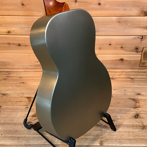 Gretsch G9201 Honey Dipper Round-Neck Brass Body Resonator Guitar - Shed Roof Finish