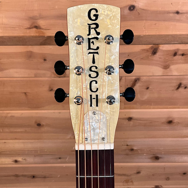 Gretsch G9201 Honey Dipper Round-Neck Brass Body Resonator Guitar - Shed Roof Finish