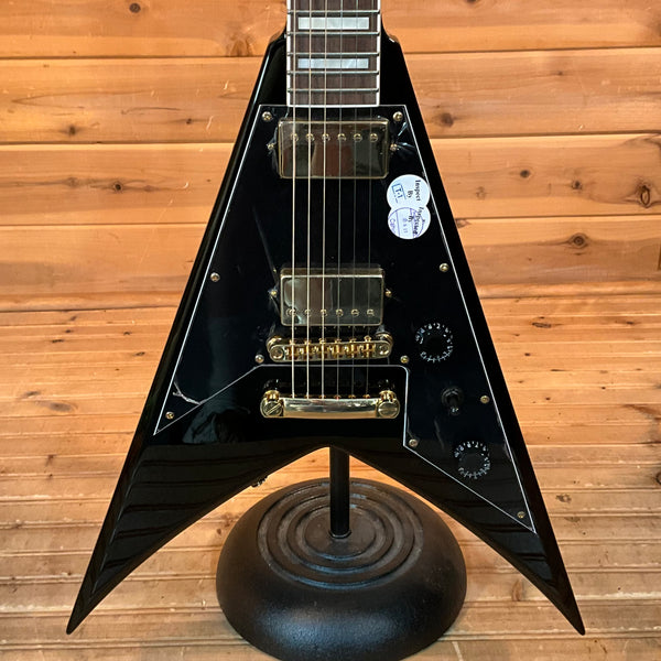 Jackson X-Series Signature Scott Ian King V KVXT Electric Guitar - Gloss Black