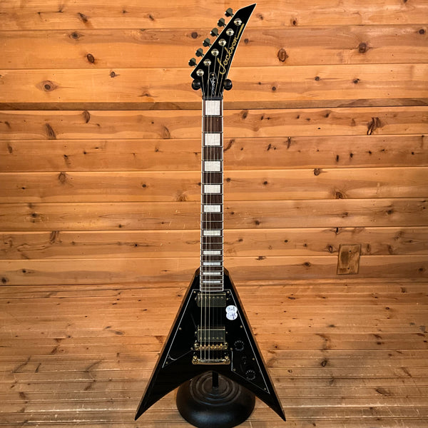 Jackson X-Series Signature Scott Ian King V KVXT Electric Guitar - Gloss Black