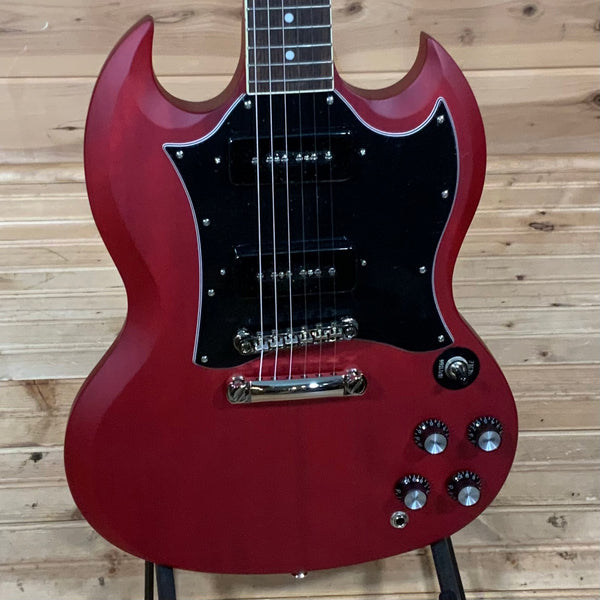 Epiphone SG Classic Worn P-90s Electric Guitar - Worn Cherry