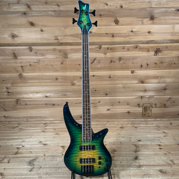 Jackson X Series Spectra SBXQ IV Bass - Amber Blue Burst
