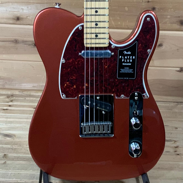 Fender Player Plus Telecaster Electric Guitar - Aged Candy Apple Red