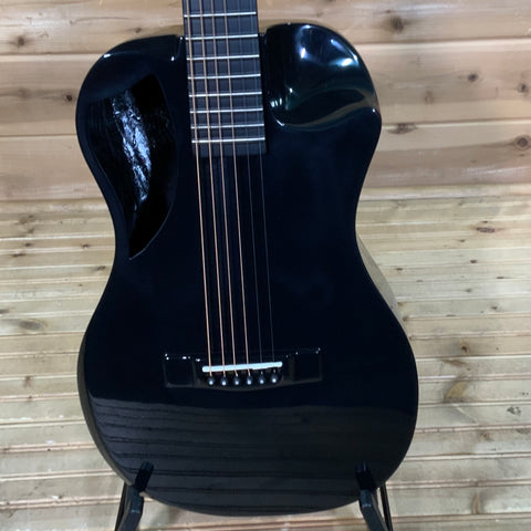 Journey Instruments OF660 Collapsible Carbon Fiber Acoustic Electric Travel Guitar - Gloss Black