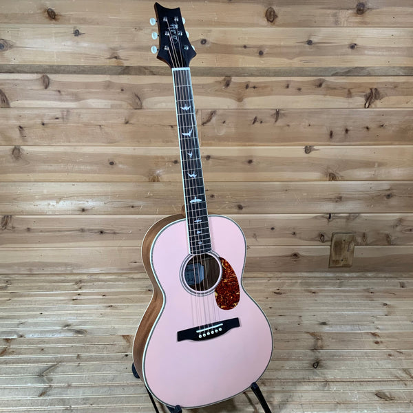 Paul Reed Smith LTD SE P20E Acoustic Guitar - Pink Lotus - Huber