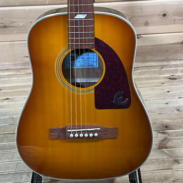 Epiphone Lil' Tex Travel Acoustic Guitar - Faded Cherry - Huber