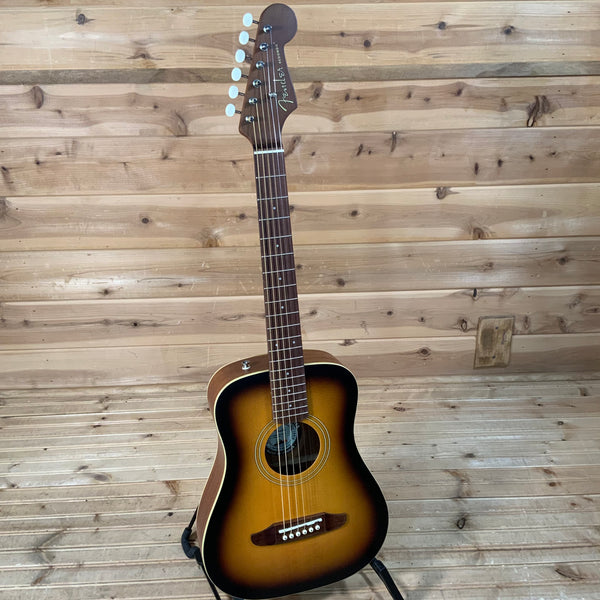 Fender Redondo Mini Acoustic Guitar - Sunburst - Huber Breese