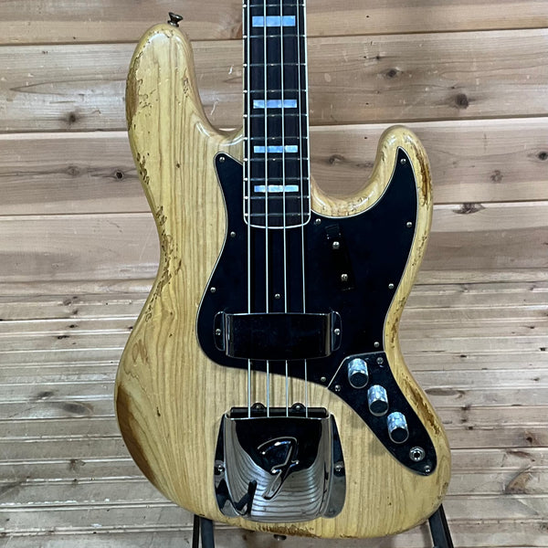 Fender Custom Shop Limited Edition Custom Heavy Relic Jazz Bass - Aged  Natural