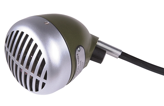 Shure 520DX Omnidirectional Dynamic Harmonica Microphone Huber Breese Music