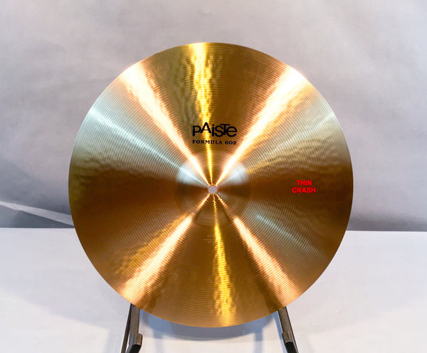 Paiste 602 Classic Thin Crash Cymbal