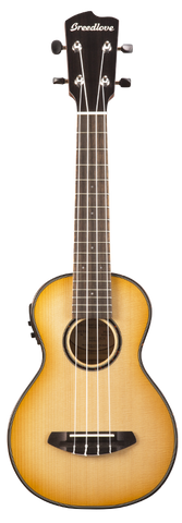 Breedlove Lu'Au Concert E Ukulele Sitka/Myrtlewood - Natural Shadow