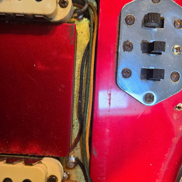 Fender 1965 Jaguar Electric Guitar USED - Candy Apple Red
