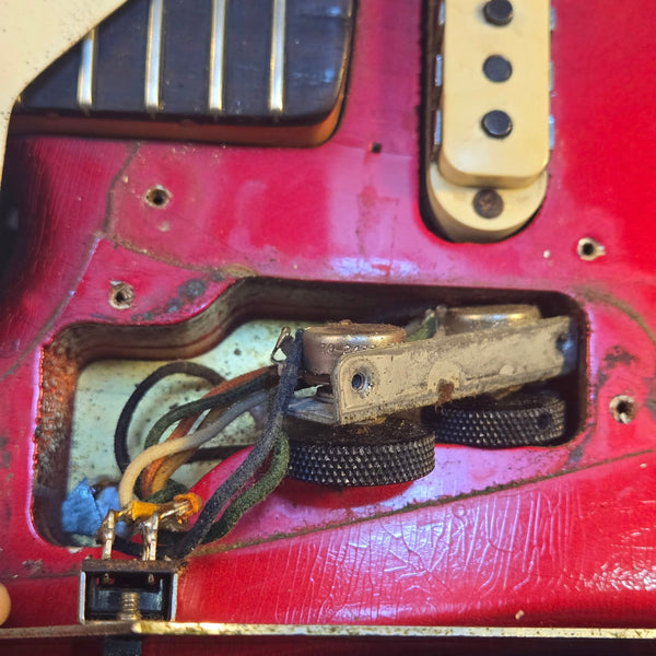Fender 1965 Jaguar Electric Guitar USED - Candy Apple Red
