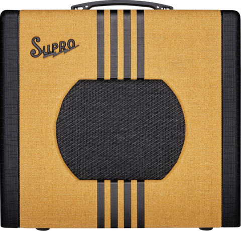 Supro Delta King 10 1X10 Combo Electric Guitar Amplifier - Tweed/Black