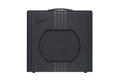 Supro Delta King 12 15W 1X12 Combo Electric Guitar Amplifier - Black with Black Stripes