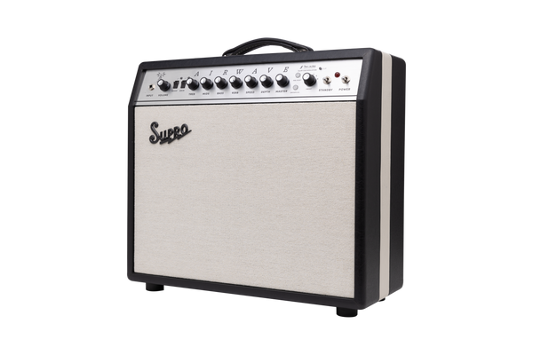Supro Airwave Guitar Combo Amplifier - Black and Cream