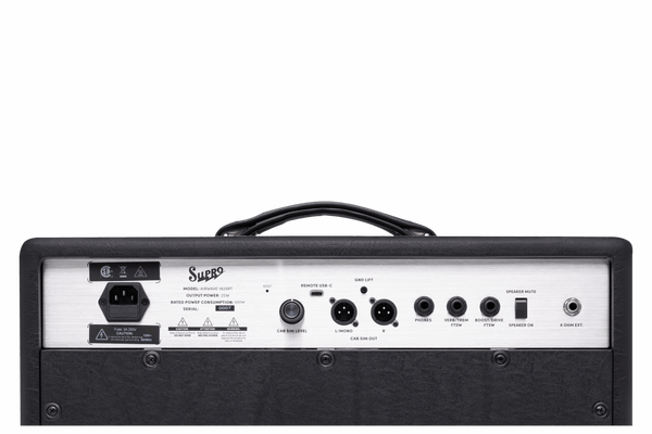 Supro Airwave Guitar Combo Amplifier - Black and Cream