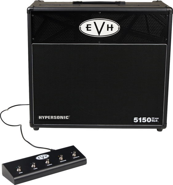 EVH 5150III Hypersonic 6L6 1x12 Combo Amplifier - Black