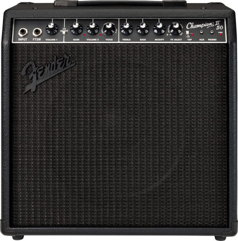 Fender Champion II 50 Blackout Guitar Amplifier