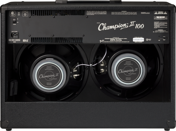 Fender Champion II 100 Blackout Guitar Amplifier