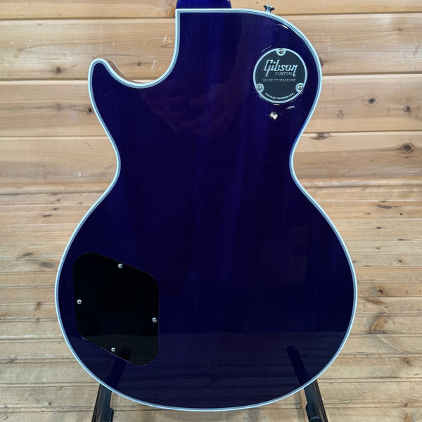 Gibson Custom Les Paul Figured Electric Guitar - Translucent Whale Blue