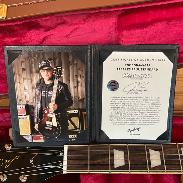 Epiphone Joe Bonamassa 1955 Les Paul Standard Electric Guitar - Copper Iridescent