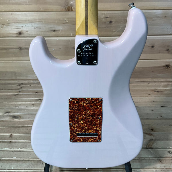 Fender Limited Edition American Professional II Stratocaster Thinline Electric Guitar - Transparent Shell Pink