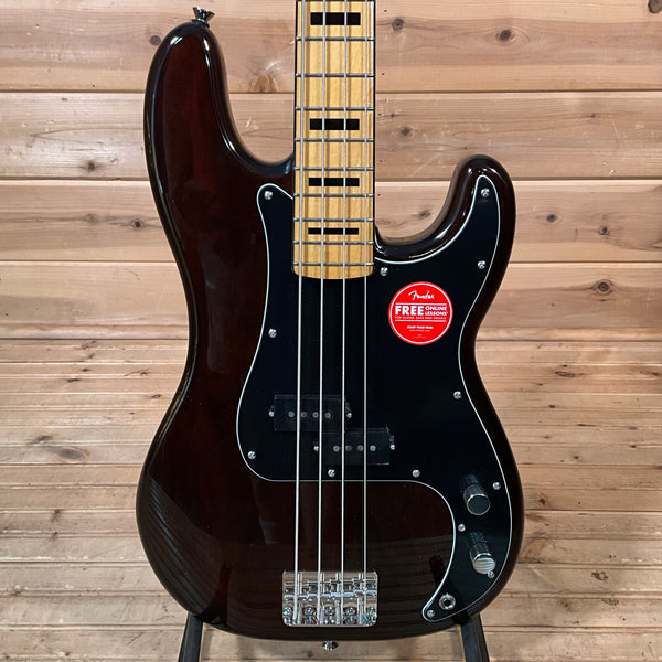 Squier Classic Vibe '70s Precision Electric Bass Guitar - Walnut