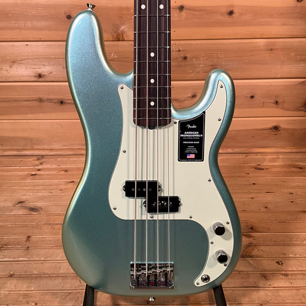 Fender American Professional II Precision Bass - Mystic Surf Green