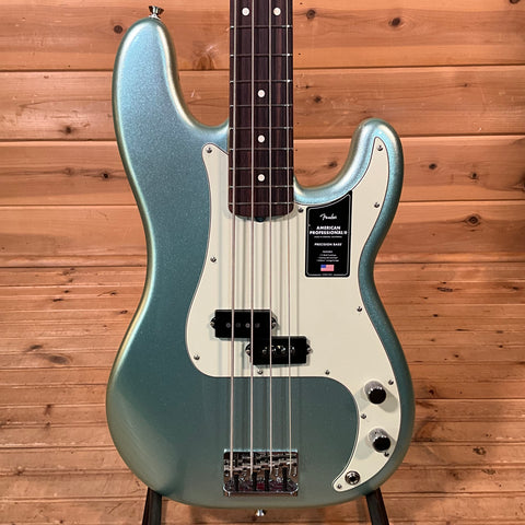 Fender American Professional II Precision Bass - Mystic Surf Green