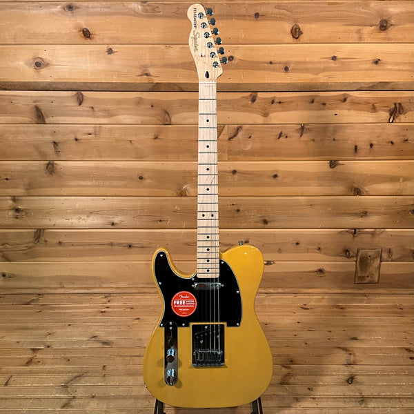 Squier Affinity Series Telecaster Left Handed Electric Guitar - Butterscotch Blonde