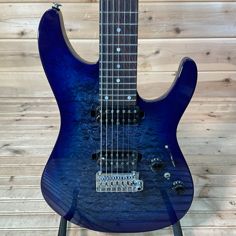 Ibanez Premium AZ427P2QM Electric Guitar - Twilight Blue Burst