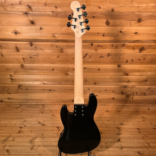 Squier Affinity Series Active Jazz VI Electric Bass Guitar - Black Metallic