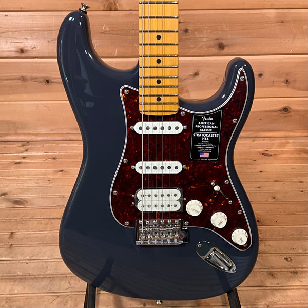 Fender American Professional Classic Stratocaster HSS Electric Guitar - Faded Black