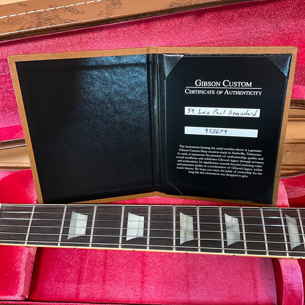 Gibson Custom M2M 1959 Les Paul Standard Reissue Electric Guitar - Bourbon Burst