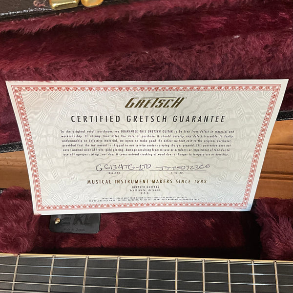 Gretsch G6134TG Limited Edition Penguin Electric Guitar - Champagne Sparkle