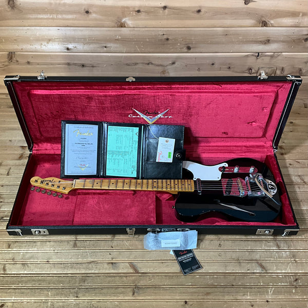 Fender Custom Shop Postmodern Telecaster Journeyman Relic Electric Guitar - Aged Black