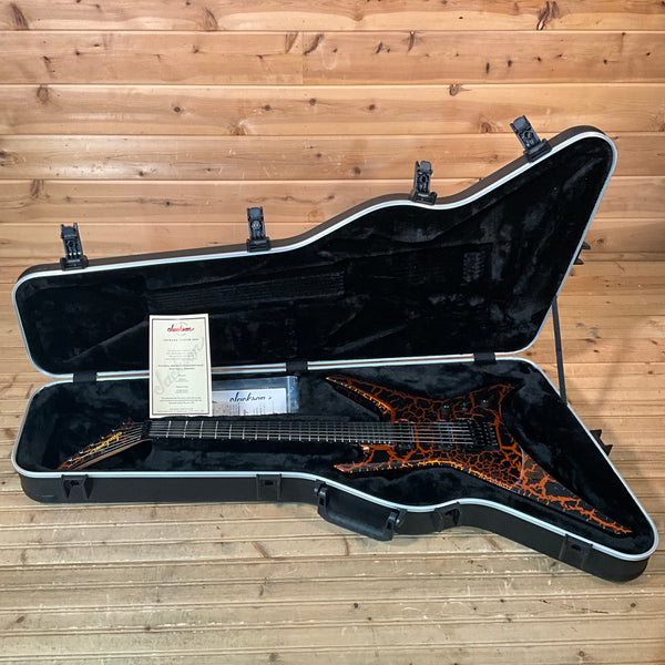 Jackson Custom Shop Special Edition Warrior Electric Guitar - Halloween Crackle