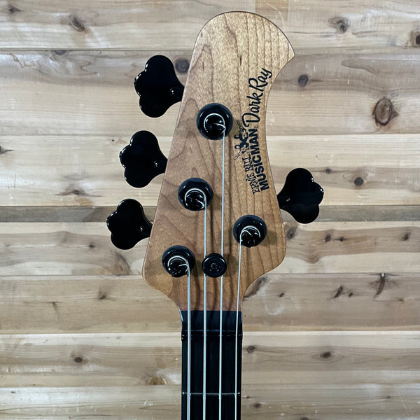 Ernie Ball Music Man DarkRay Electric Bass Guitar - Dark Rainbow