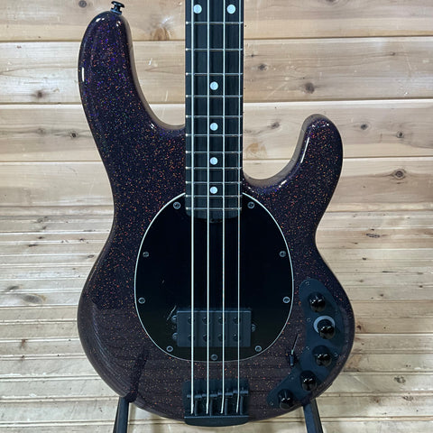 Ernie Ball Music Man DarkRay Electric Bass Guitar - Dark Rainbow